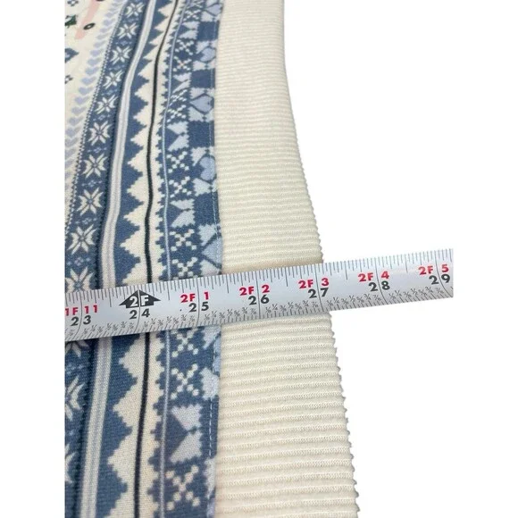 NWT LC Lauren Conrad Soft Cozy Winter Pajama Set 2X Jogger Pants Long Sleeve - Picture 11 of 16